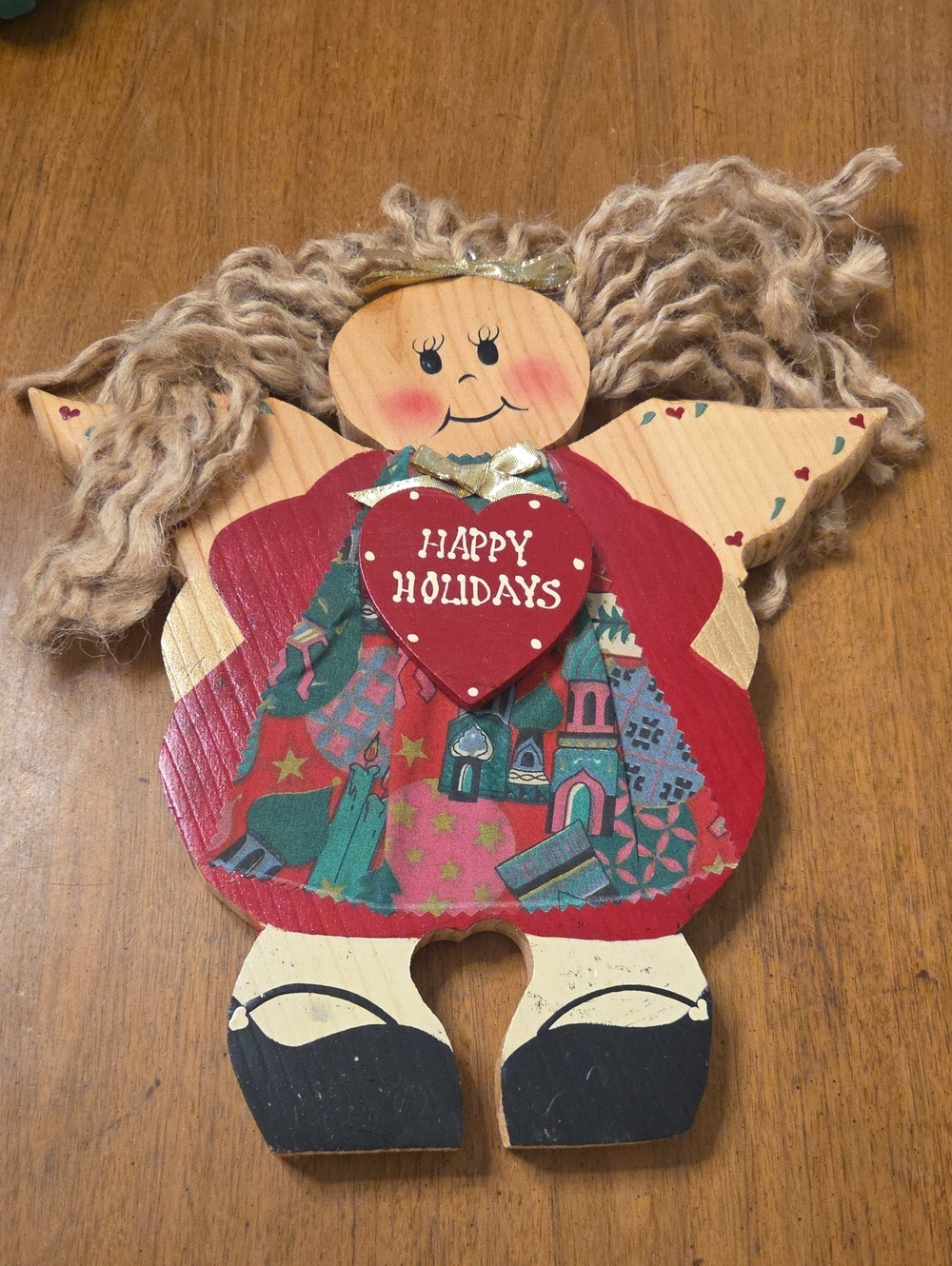 Wooden Christmas Angel